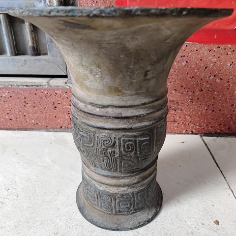 古玩銅器銅尊真品鑒賞圖