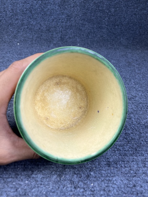 古玩陶瓷虎皮三彩蓋缸真品鑒賞圖