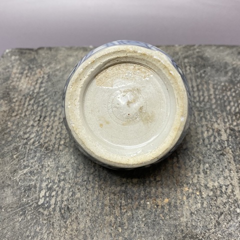 古玩陶瓷鹿紋青花水盂真品鑒賞圖