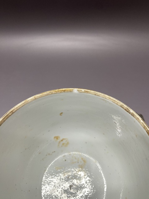 古玩陶瓷花鳥紋粉彩蓋缸真品鑒賞圖