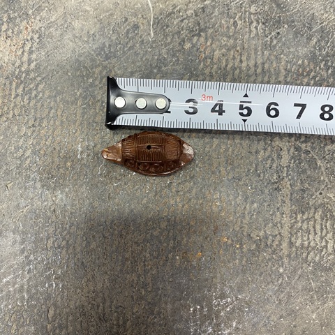 古玩陶瓷橄欖核舟記真品鑒賞圖