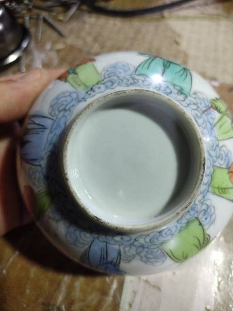 古玩陶瓷八仙圖杯真品鑒賞圖