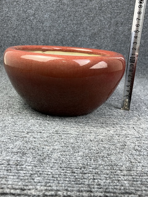 古玩陶瓷紅釉香爐真品鑒賞圖