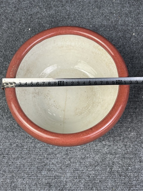 古玩陶瓷紅釉香爐真品鑒賞圖