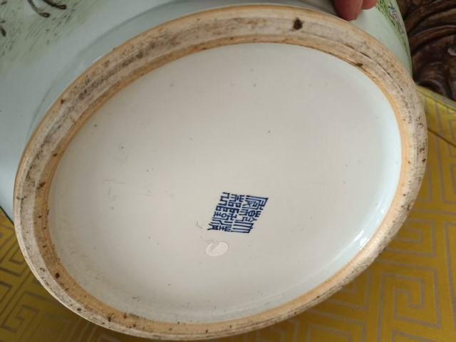 古玩陶瓷粉彩百鹿尊真品鑒賞圖