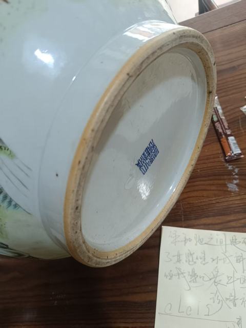 古玩陶瓷粉彩百鹿尊真品鑒賞圖