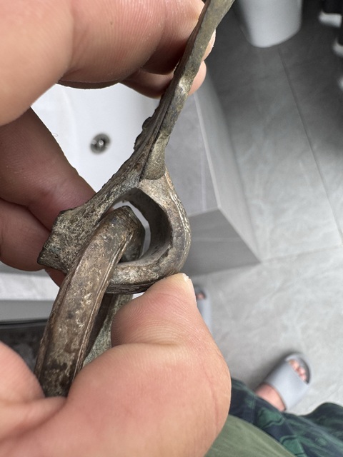 古玩銅器銅鋪首真品鑒賞圖