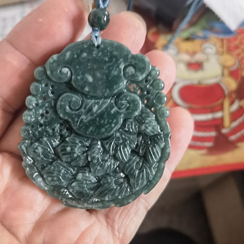 古玩玉器翡翠雕“鳳凰牌”真品鑒賞圖