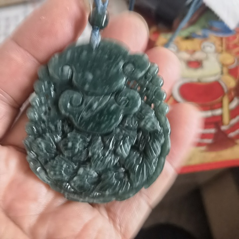 古玩玉器翡翠雕“鳳凰牌”真品鑒賞圖