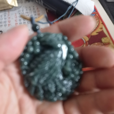 古玩玉器翡翠雕“鳳凰牌”真品鑒賞圖
