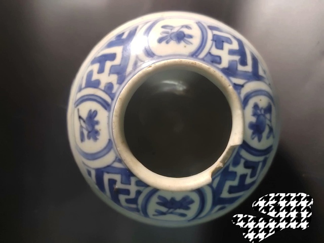 古玩陶瓷青花高士圖罐真品鑒賞圖