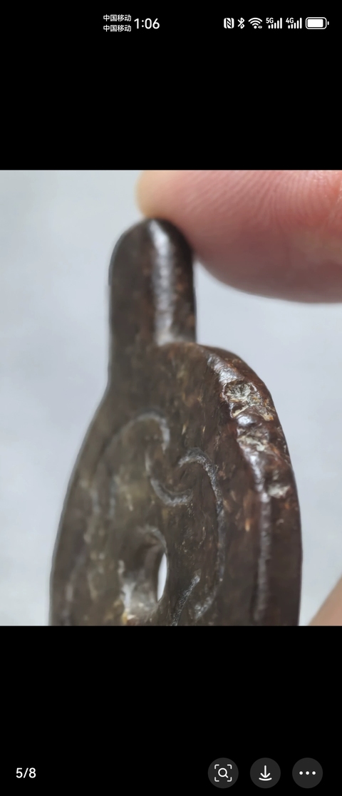 古玩玉器仿古做舊玉璧真品鑒賞圖