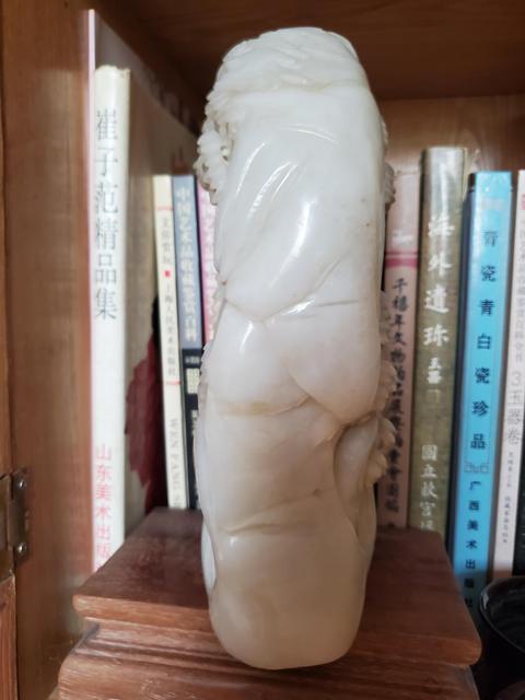 古玩玉器白玉山子真品鑒賞圖