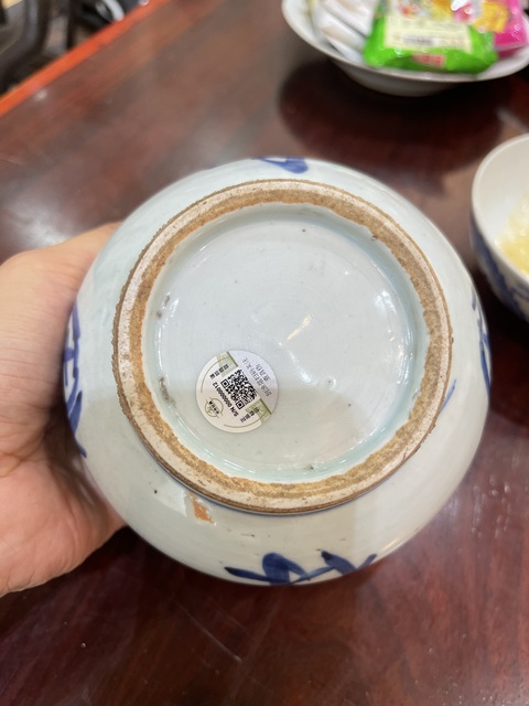古玩陶瓷圈足缽式香爐真品鑒賞圖