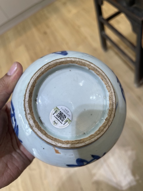 古玩陶瓷圈足缽式香爐真品鑒賞圖