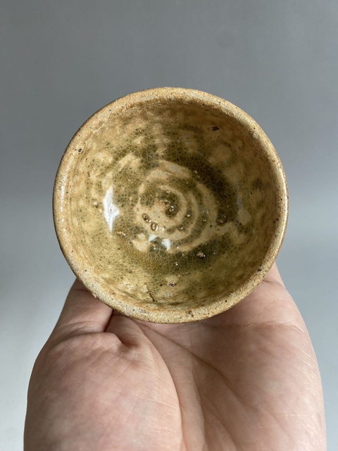 古玩陶瓷青釉盞托真品鑒賞圖