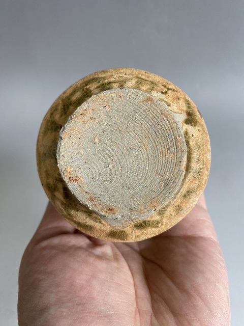 古玩陶瓷青釉盞托真品鑒賞圖