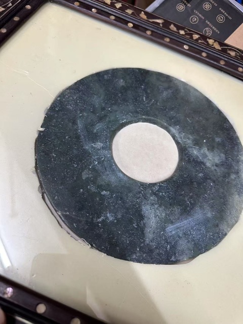古玩玉器和田玉雕“素紋璧”真品鑒賞圖