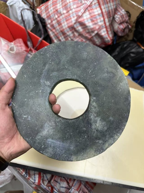 古玩玉器和田玉雕“素紋璧”真品鑒賞圖