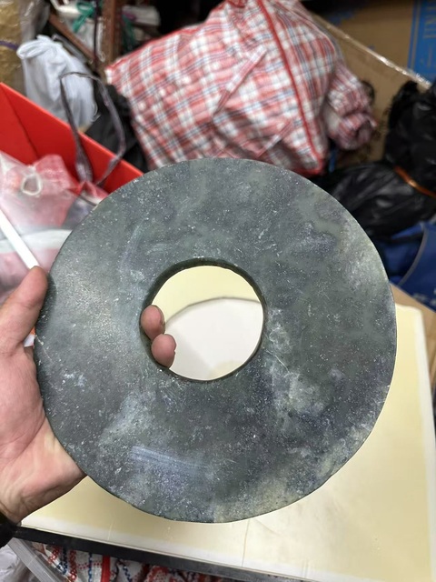 古玩玉器和田玉雕“素紋璧”真品鑒賞圖
