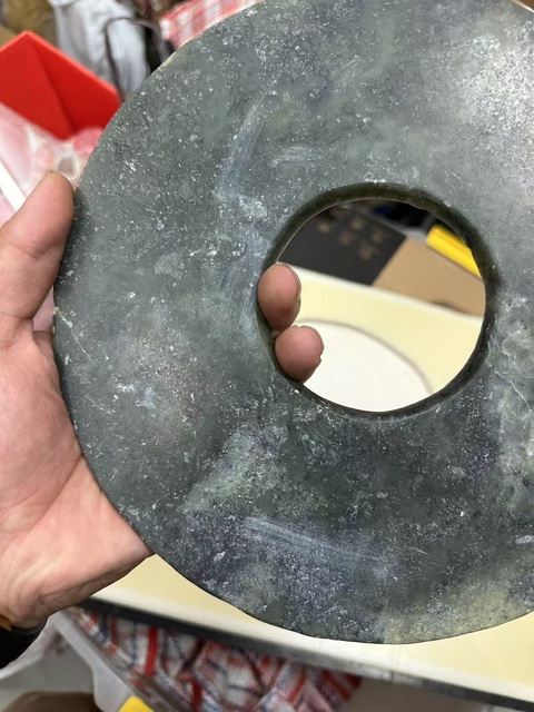 古玩玉器和田玉雕“素紋璧”真品鑒賞圖