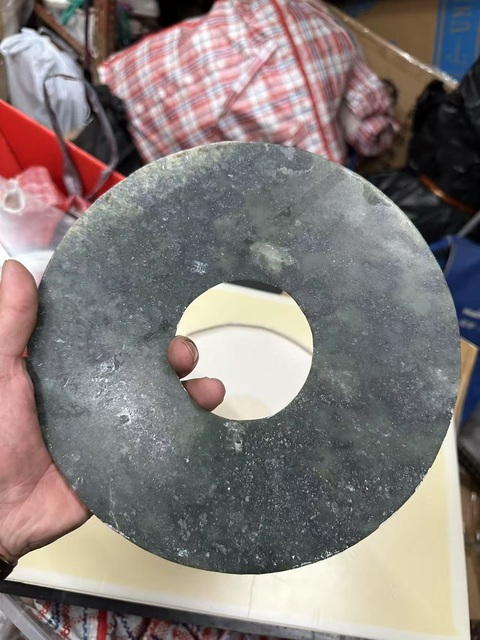 古玩玉器和田玉雕“素紋璧”真品鑒賞圖