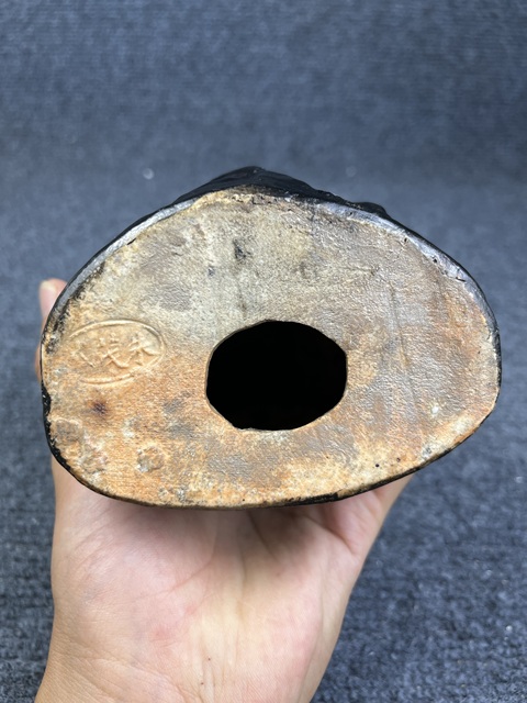 古玩陶瓷粉彩觀音塑像真品鑒賞圖