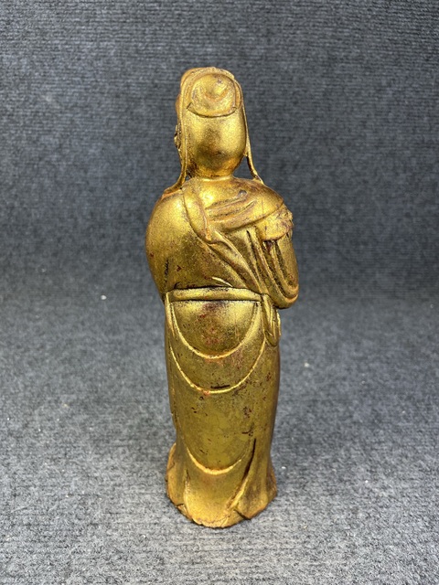 古玩雜項(xiàng)木雕關(guān)公像真品鑒賞圖