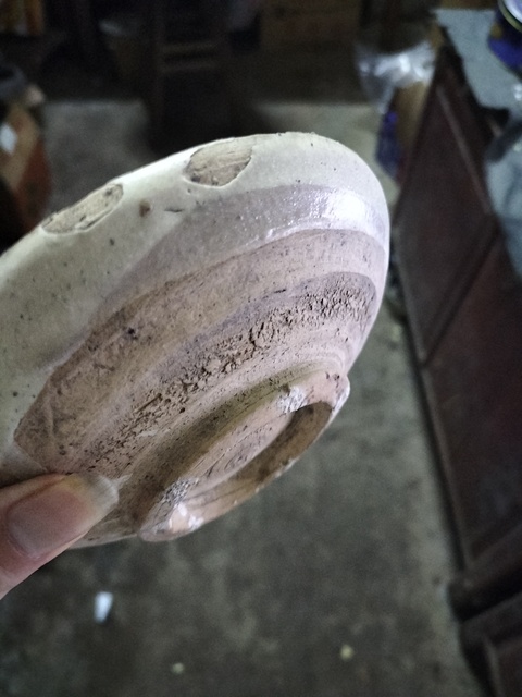 古玩陶瓷磁州窯白地黑花盤真品鑒賞圖