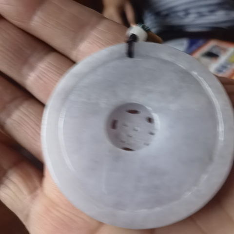 古玩玉器天然翡翠雕“龍紋牌”真品鑒賞圖