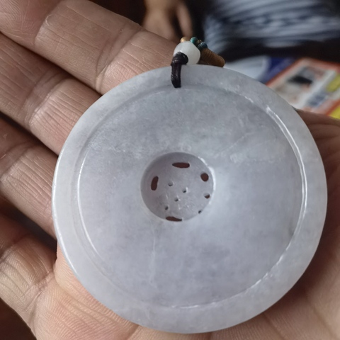 古玩玉器天然翡翠雕“龍紋牌”真品鑒賞圖