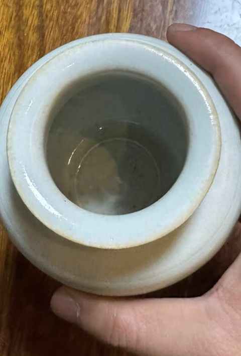 古玩陶瓷青白釉罐真品鑒賞圖
