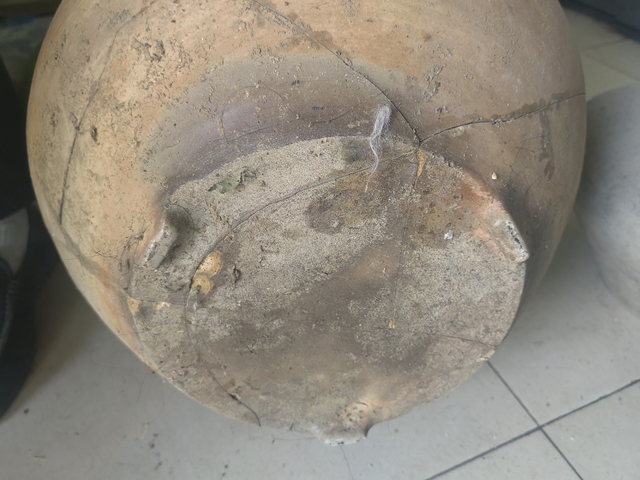 古玩陶瓷青釉瓿真品鑒賞圖