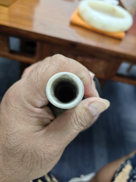 古玩陶瓷窯變瓶真品鑒賞圖