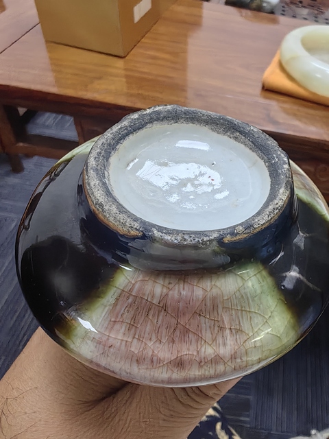 古玩陶瓷窯變瓶真品鑒賞圖