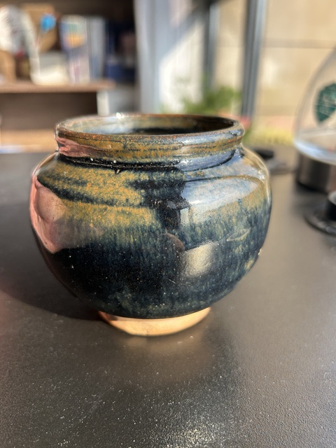 古玩陶瓷金元耀州窯兔毫釉茶入(茶器)拍賣,當前價格276元