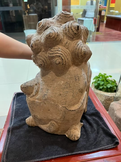 古玩雜項獅子擺件真品鑒賞圖