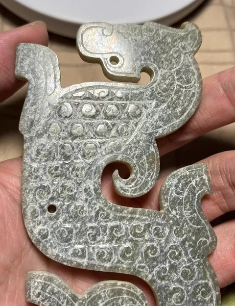 古玩玉器仿古玉龍真品鑒賞圖