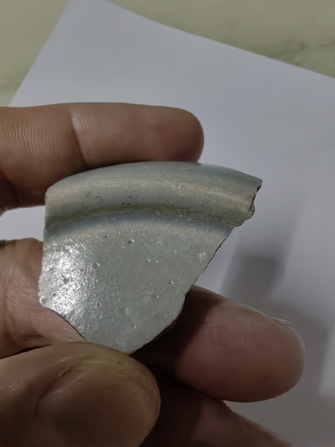 古玩陶瓷青瓷片真品鑒賞圖