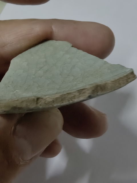 古玩陶瓷青瓷片真品鑒賞圖