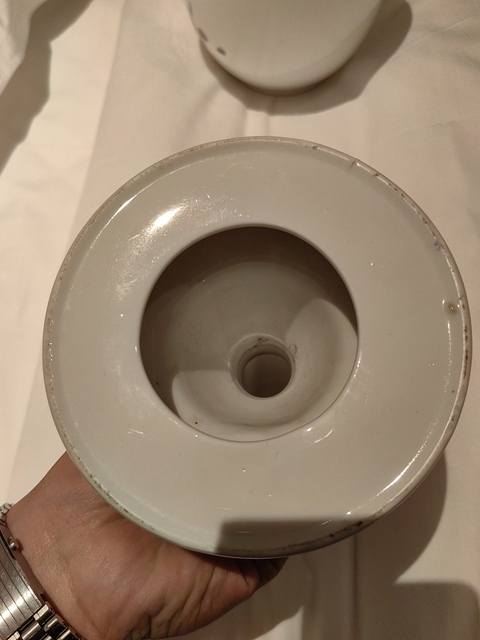 古玩陶瓷窯彩金魚宮燈真品鑒賞圖