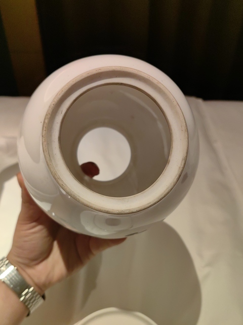 古玩陶瓷窯彩金魚宮燈真品鑒賞圖
