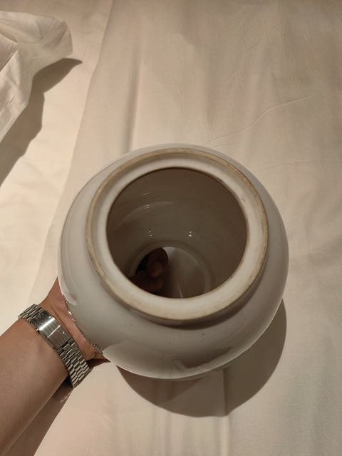 古玩陶瓷窯彩金魚宮燈真品鑒賞圖
