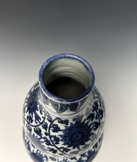 古玩陶瓷嘉靖青花葫蘆瓶真品鑒賞圖