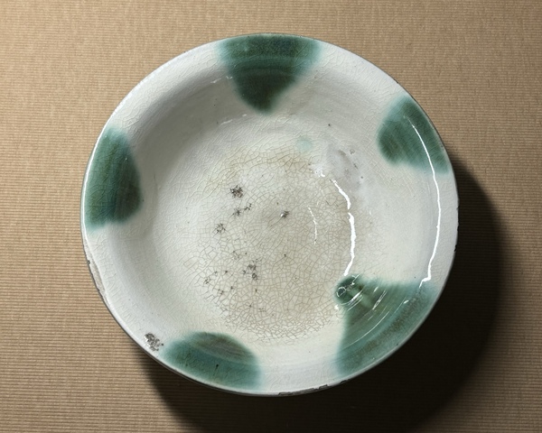 古玩陶瓷白釉點彩碗拍賣,當前價格2888元