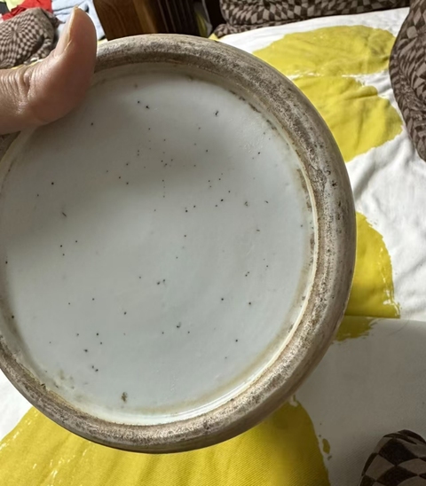 古玩陶瓷花鳥紋粉彩瓶真品鑒賞圖