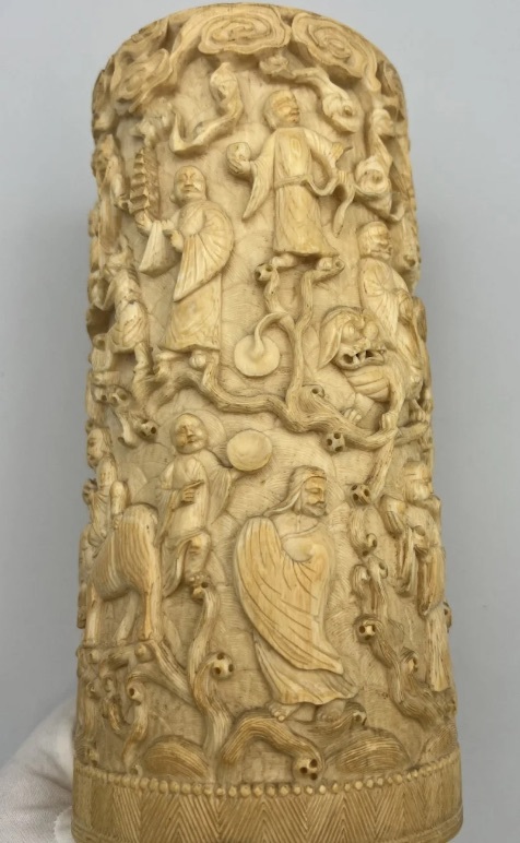 古玩雜項筆筒真品鑒賞圖