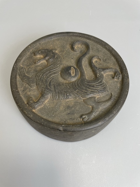 古玩陶瓷秦漢 白虎磚雕 真品鑒賞圖