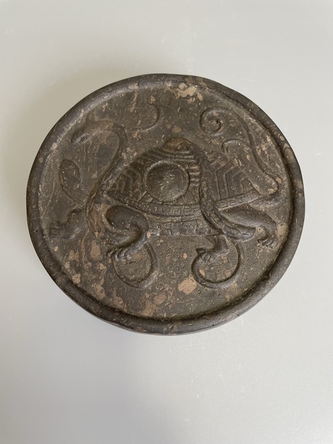 古玩陶瓷秦漢 玄武磚雕真品鑒賞圖