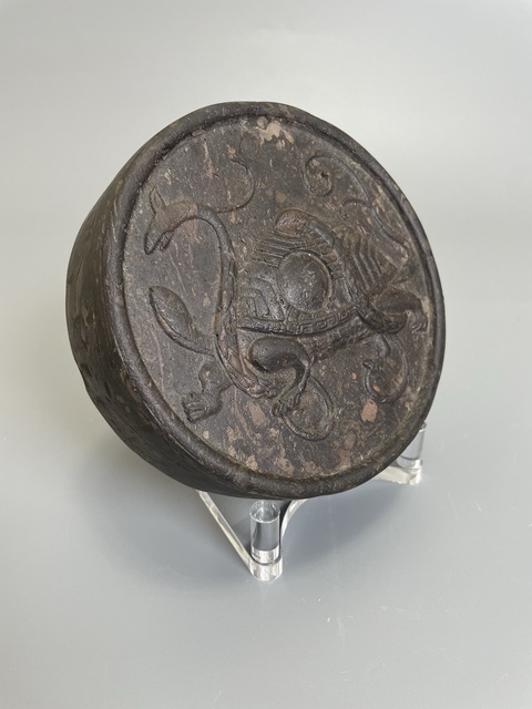 古玩陶瓷秦漢 玄武磚雕真品鑒賞圖